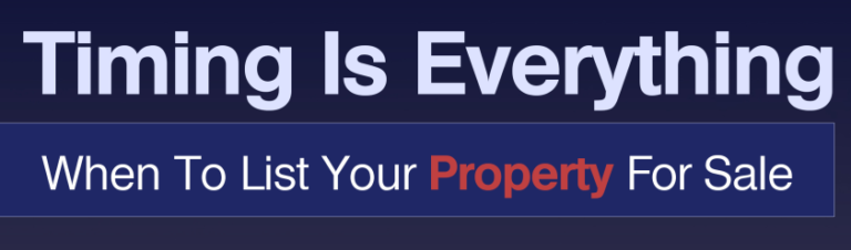 Timing Is Everything: When To List Your Property For Sale - Infograph