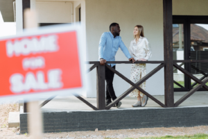 Realtor talking to a client