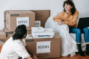 couple planning home move