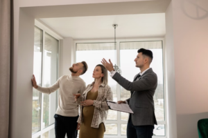 buyers viewing home interior